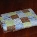 Patchwork Flannel and Minky Puppy Dog Baby Quilt