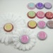 Newborn Hair Bow Set - New Baby Gift Set - Infant Hair Bow - Montly Bottlecap Flower Hair Clip - Interchangeable Hair Bow