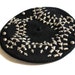 Vintage Studded Beret Hat, 1980's Rocker and Roll Style