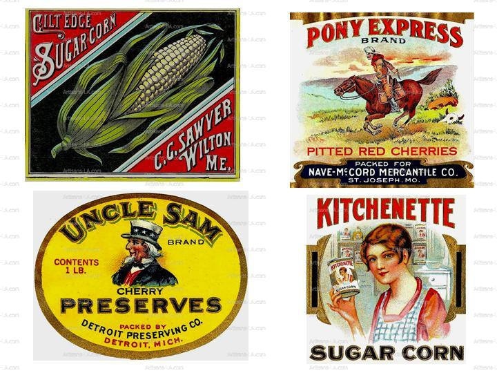 Vintage Advertising Labels 17