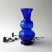 Vintage Cobalt Blue Flower Bud Vase