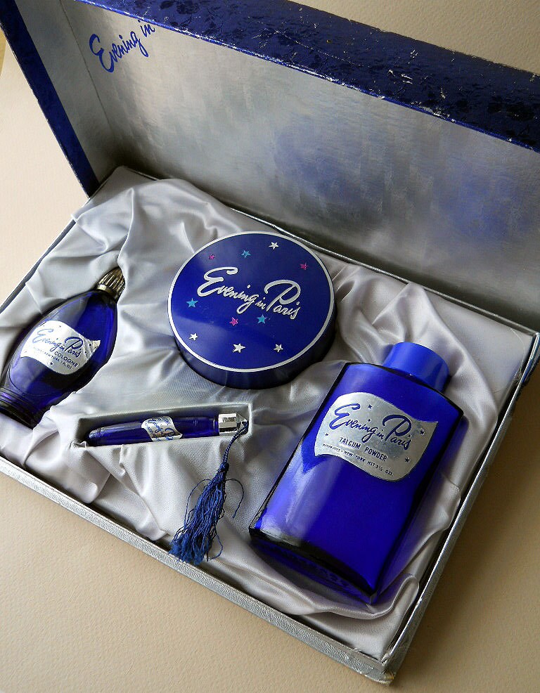 Vintage Evening in Paris Perfume Box Set