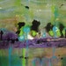 COLOR THE EARTH, 12"x12" Mixed Media Acrylic Painting . . . lower price . . .