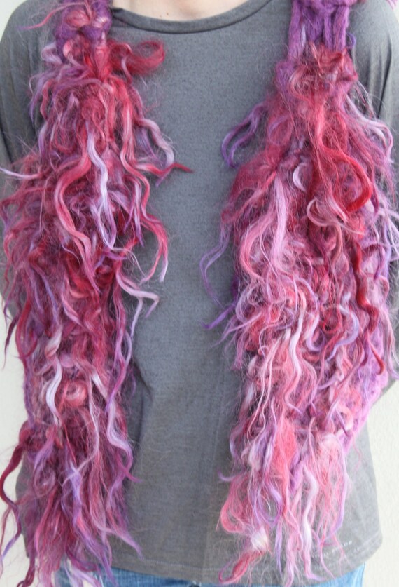 Reduced Hand Knit Designer Vest Super Bulky Yarn in Shades of