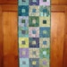 Spring Green and Lilac Table Runner