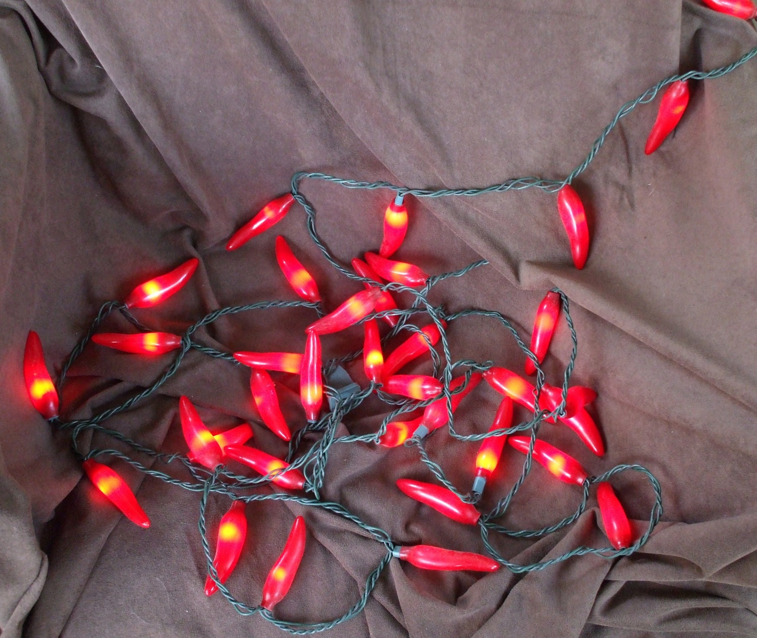 SALE Red Hot Chili Pepper String Lights Party Lites Patio
