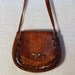 RESERVED for JILL reserved do not purchase Vintage 60s 70s Hippie Boho Floral Hand Tooled Leather Handbag Purse Satchel