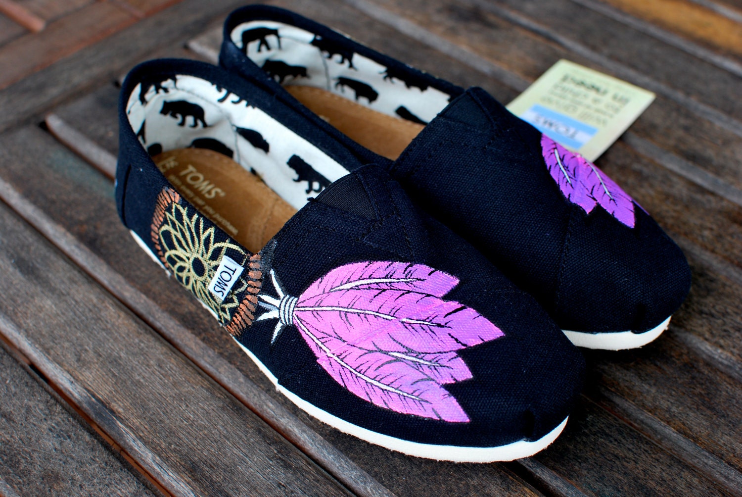 Dream Catcher TOMS shoes by BStreetShoes on Etsy