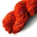 Recycled Sari Silk Yarn Tangelo - Orange Halloween