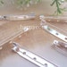 50pcs silver plated Brooch Pin Backs 6mmx39mm