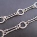 3ft Antique Silver Plated Metal Tibetan Style Chain