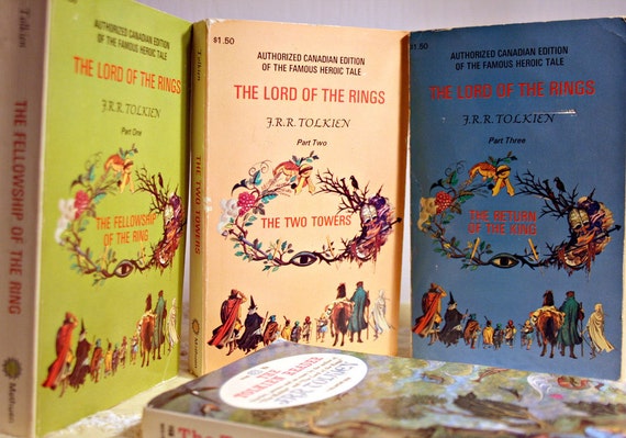 Lord Of The Rings Trilogy 1973 J.r.r. Tolkien Complete