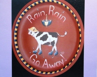 Cow Tole Painting Pattern Country Acrylic Judi Kizziar