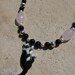 Tuxedo Cat Necklace Black and White Enamel Kitty Pendant
