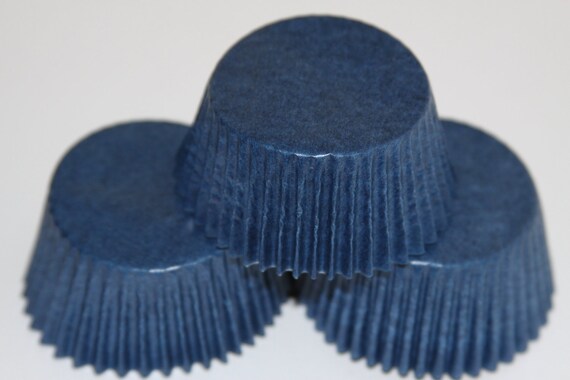 50 Blue Grease Proof Glassine Baking Cups Il_570xn