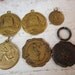 Lot of 6 Vintage Track and Field Medals Sports Medals Vintage Medals