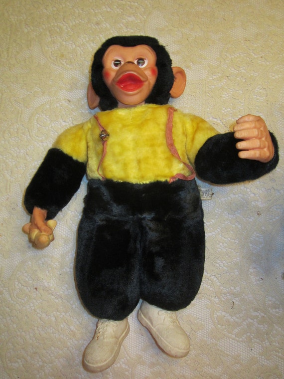 1950s stuffed monkey