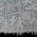 Antique FIGURAL Filet Lace Table Runner Dresser Scarf by bronnie17