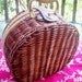 RESERVED FOR KERRI Vintage Wicker Purse/Lunchbox