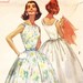 1950s Darling Summer Dress Simplicity 2105 Size 12