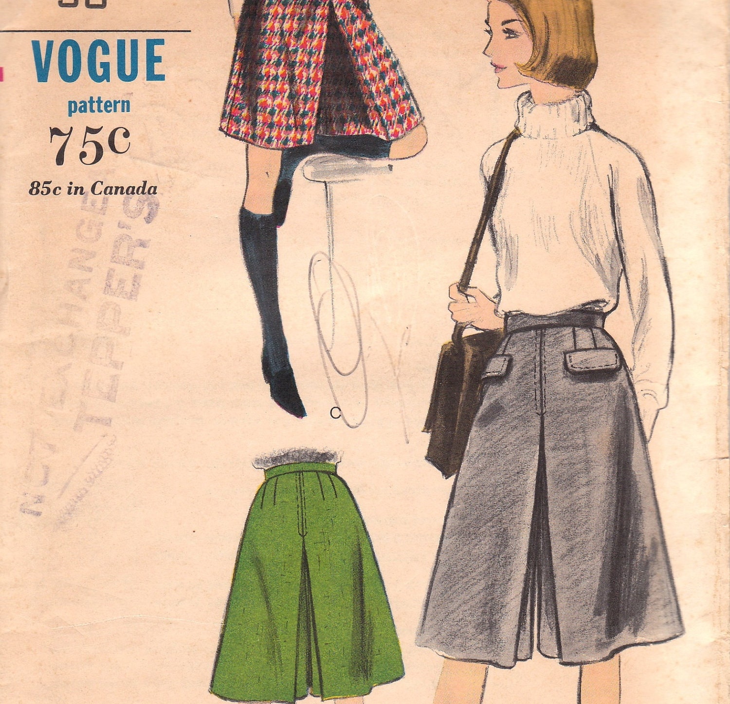 S Culottes Pattern Vogue Waist