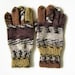 Hand Knitted Gloves - Grey and Brown