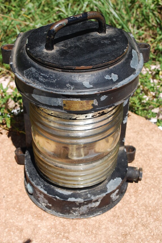Vintage Perkins Marine PERKO Clear Lens Boat Lamp