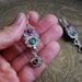 Antique SILVER MOROCCAN EARRINGS - Long Dangle Earrings