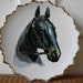 Vintage horse plate