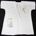 Embroidered long infant gown, baby boy's, blue lamb