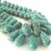 Turquoise Magnesite Teardrop Beads, Top-Drilled, 19x10mm - 25 beads