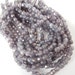 50 Luster Stone Amethyst Firepolished 4mm Czech Glass Beads