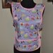 Girl's smock for painting/Gardening Crafting Size 2-6in pink and purple