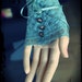 Victorian, tribal fusion belly dance, steam punk lace glovelets with ribbons and buttons