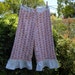 Women's Lounge Pants Cottage Chic - Shabby Chic Womens Wide Leg Lounge Pants, Pajama Pants