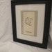 Framed Vintage French Flash Cards - Bird