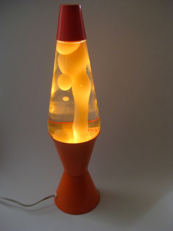 Lava lamps of the 1960's on top off the tele. 