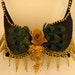 Golden Peacock Bra 32C (ready to ship) c: SUMMER SALE