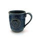 Blue Mug with Shaka aka Hang Loose: Gift for Him, Surfer Gift by MiriHardyPottery