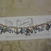 Alice in Wonderland Blue Pearl Charm Bracelet