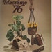 ON SALE - 1970s Craft Magazine on Macrame