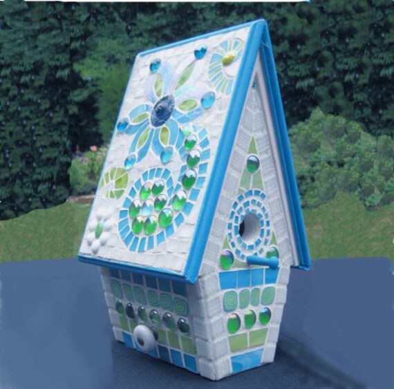 Mosaic Birdhouse A Special Gift for Bird Lovers Free