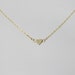Delicate simple everyday tiny little heart pendant torquate necklace chain valentine
