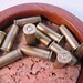 Empty Bullet Casings Repurposed Recycled Brass Bullets 38 Caliber - Lot of 12 at Hendyfinds