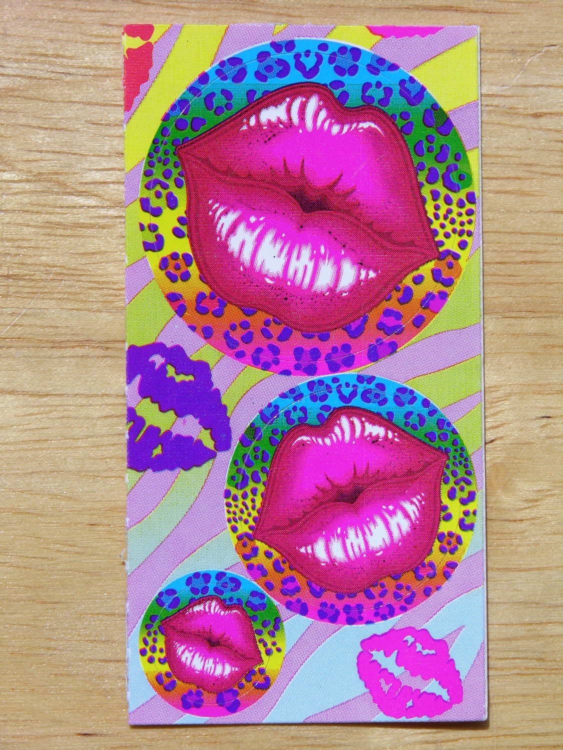 Vintage Lisa Frank Big Lips by vintage23 on Etsy