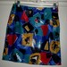 Mod Go-Go Skirt - Geometric Print - Perfect Art Opening Skirt