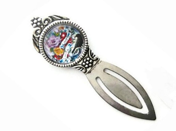 Lovely Lolita Floral Tattoo Vintage Styled Silver by missbohemia