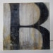 B - an original encaustic collage painting