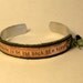 Handstamped Equine Aluminum and Leather Quote Cuff Bracelet for the Horse Lover