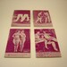 1920s-30s Pin Up Girls Risque Naughty Nude Girly Pin-Up Arcade Cards Set of 4 - Lot 1